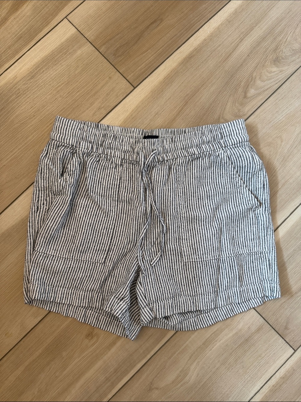 J. Crew Striped Drawstring Shorts